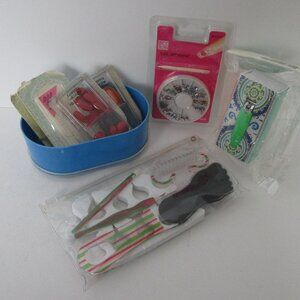 lot of nail care stuff